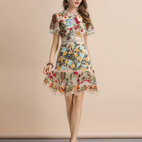 LINDA EMBROIDERED DRESS limited edition