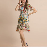 LINDA EMBROIDERED DRESS limited edition