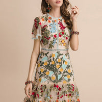 LINDA EMBROIDERED DRESS limited edition