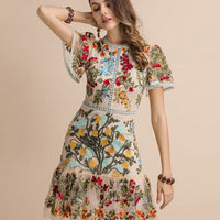 LINDA EMBROIDERED DRESS limited edition