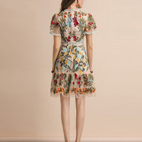 LINDA EMBROIDERED DRESS limited edition