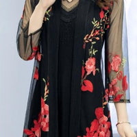 Aysha Long Lace Cargidan&Kimono