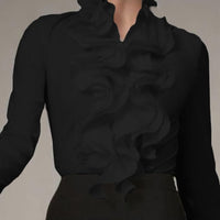 Zoya Office Blouse Ruffles