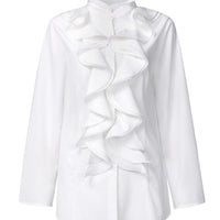 Zoya Office Blouse Ruffles
