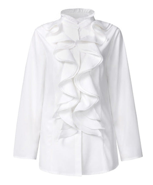Zoya Office Blouse Ruffles