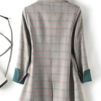 Business Plaid Spring Blazer