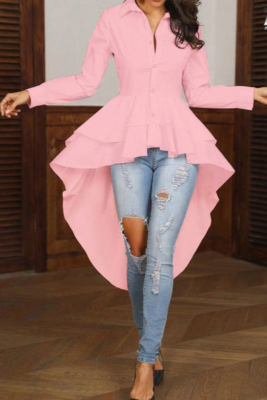 Christina Asymmetrical Blouse