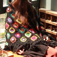 Handmade Retro Knit Shawl