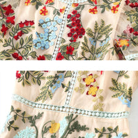 LINDA EMBROIDERED DRESS limited edition