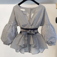 Sona Lantern Sleeves Blouse