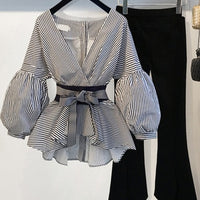 Sona Lantern Sleeves Blouse