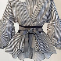 Sona Lantern Sleeves Blouse