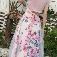 MONICA T-SHIRT & SKIRT SET