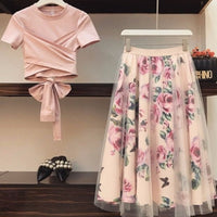 MONICA T-SHIRT & SKIRT SET