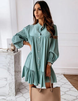 Vivien Ruffled  Dress