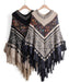 Vilena Warm Plaid Capes&Poncho