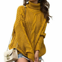 Layma Style Knit Turtleneck Sweater
