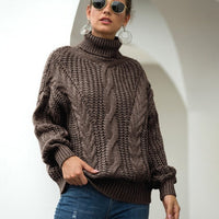 Layma Style Knit Turtleneck Sweater