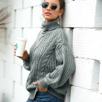 Layma Style Knit Turtleneck Sweater
