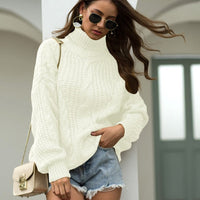 Layma Style Knit Turtleneck Sweater