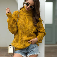 Layma Style Knit Turtleneck Sweater