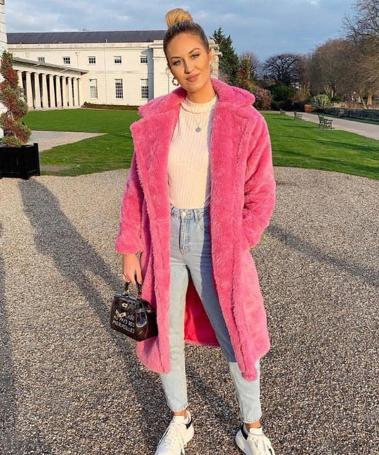 Rosalin Eco Fur Bear Overcoat