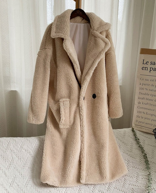 Rosalin Eco Fur Bear Overcoat