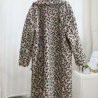 Leopard Eco Fur Bear Overcoat