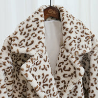 Leopard Eco Fur Bear Overcoat