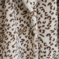 Leopard Eco Fur Bear Overcoat