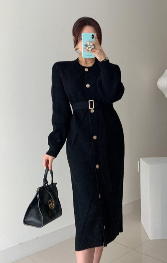 Sofia Elegant Knitted  Dress