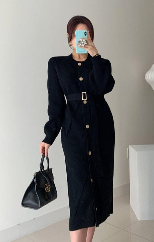 Sofia Elegant Knitted  Dress