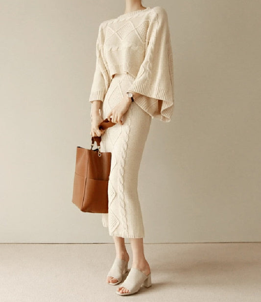 Rebecca Knitted  Suit