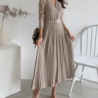 CASSANDRA BELTED DRESS
