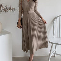 CASSANDRA BELTED DRESS