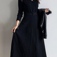 CASSANDRA BELTED DRESS