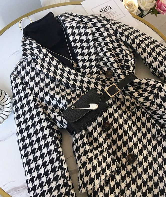 Lanny Houndstooth Coat