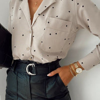 NORRA POLKA DOT SHIRT