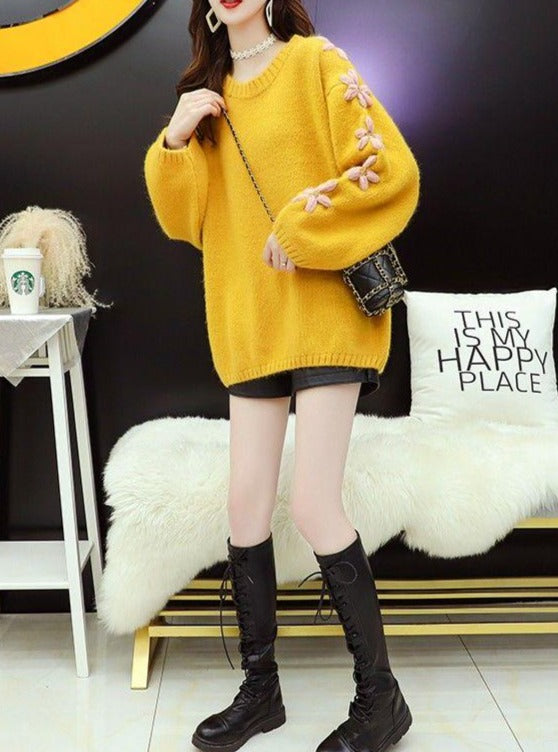 May Loose Knitted  Pullover