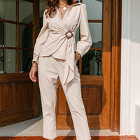 Lillian two piece set suit