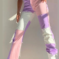 Rocksa Colorblock Jeans
