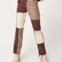 Rocksa Colorblock Jeans