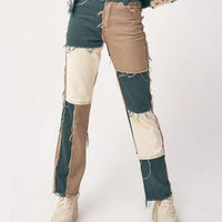 Rocksa Colorblock Jeans