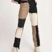 Rocksa Colorblock Jeans