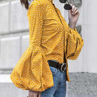 Enny Retro Print Blusas