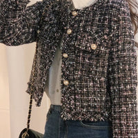NIDIA TWEED LUREX BLAZER