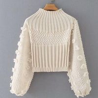 Leyla Short Knitting Sweater