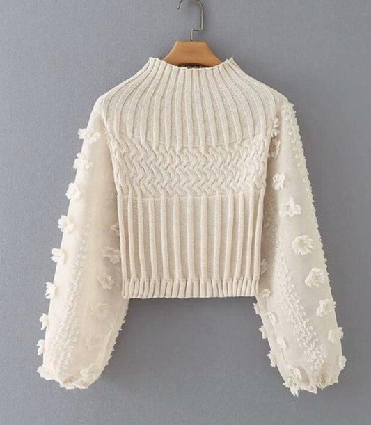 Leyla Short Knitting Sweater