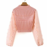 Leyla Short Knitting Sweater