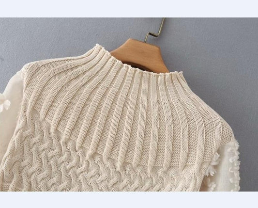 Leyla Short Knitting Sweater